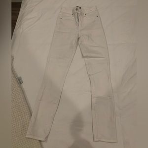 Abercrombie & Fitch Women's High Rise Jeans - White